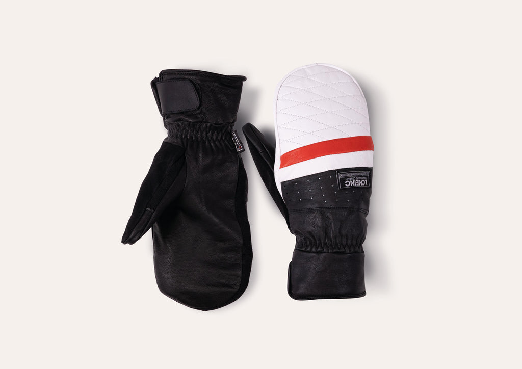 Borgan Snowboard Mitten - White