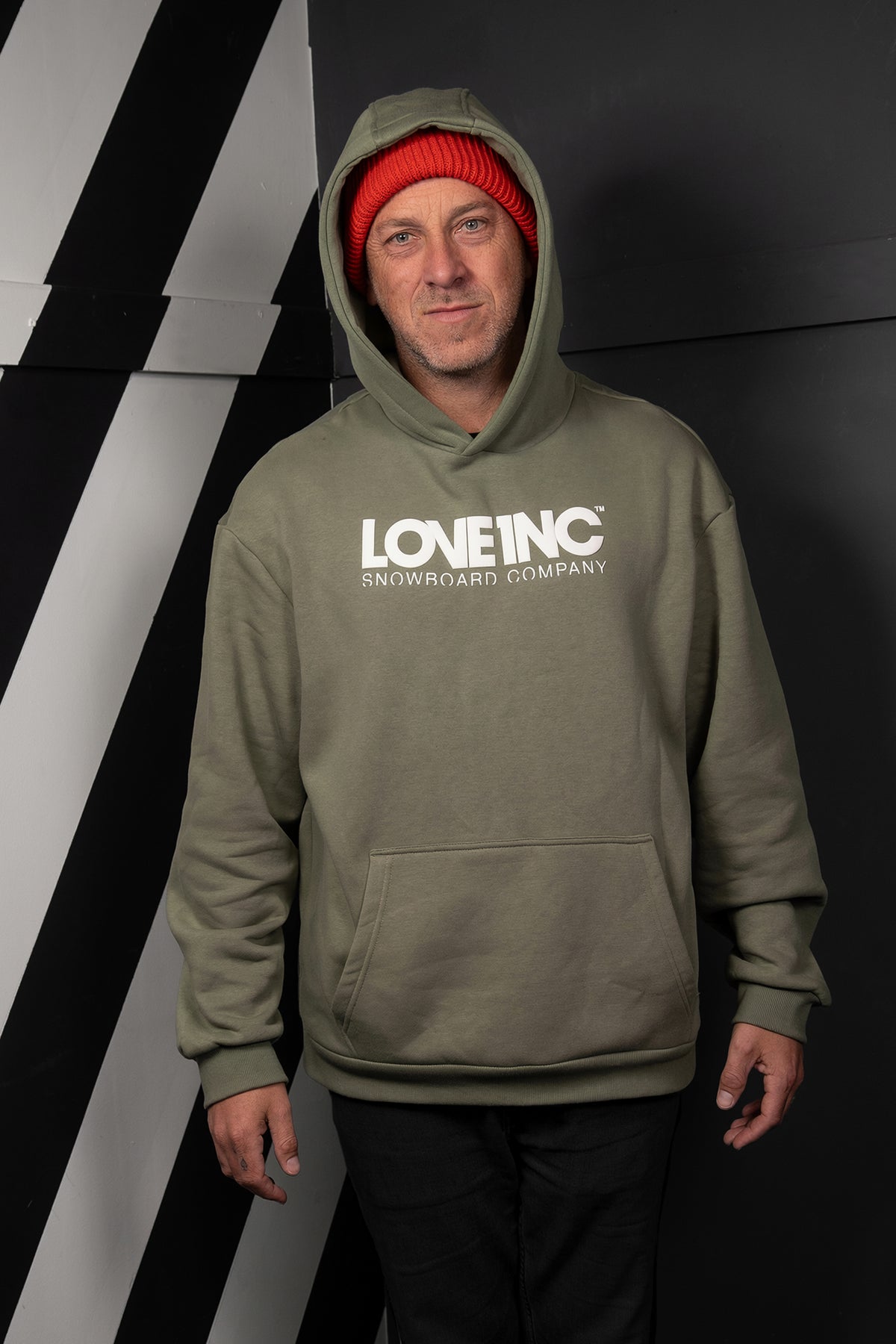 Crew Hoodie Olive