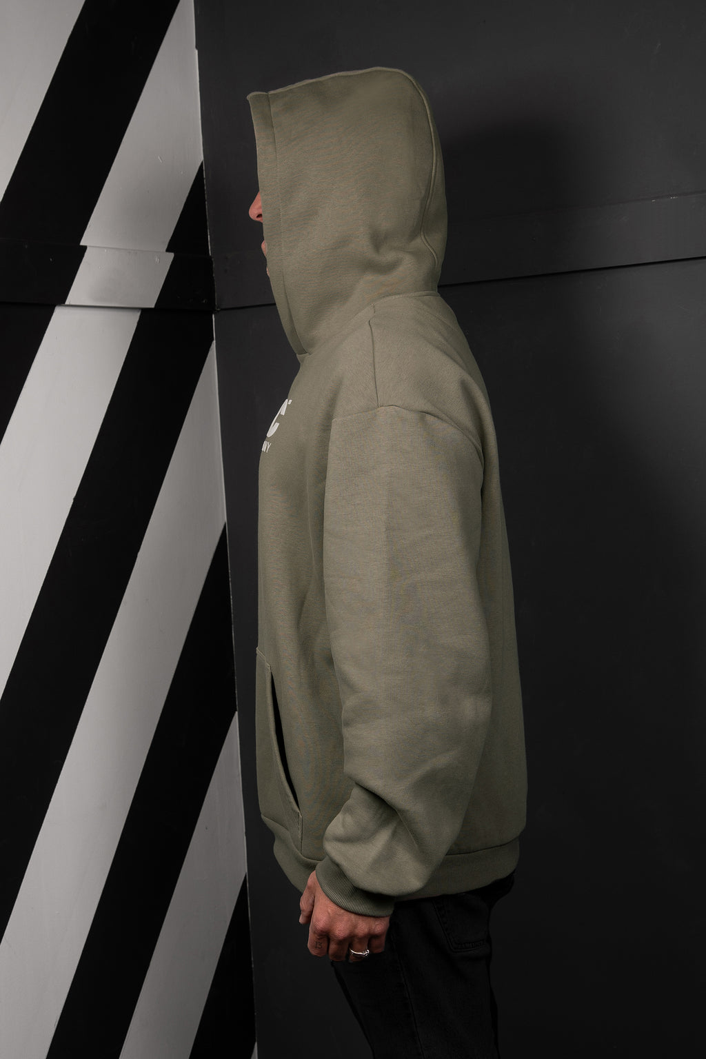 Crew Hoodie Olive